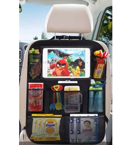 ATSB-6154 Car Seat Storage with Touch Tablet Holder Car Back Seat Protector