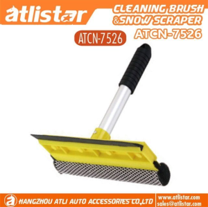 ATLI ATCN-7526 Window Squeegee for Car Windows, 2-in-1 Window Cleaner for Car Windshield, Gas Station, Shower, and Glass  Auto Squeegee with 27CM Handle, 8