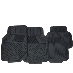 ATCM-2225 Antislip Heavy Duty Universal Fit Full Set Rubber Car Mats