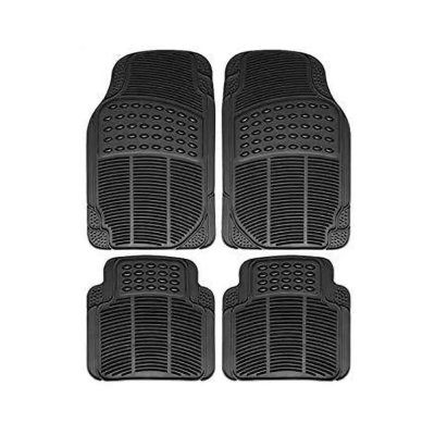 ATCM-2208 Rubber Car Floor Mats Antislip Waterproof 4pcs Compatible