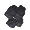 ATCM-2207  Universal Fit Rubber All-Weather Black Set of 4 Rubber Car Mat