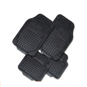 ATCM-2207  Universal Fit Rubber All-Weather Black Set of 4 Rubber Car Mat