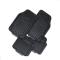 ATCM-2207  Universal Fit Rubber All-Weather Black Set of 4 Rubber Car Mat