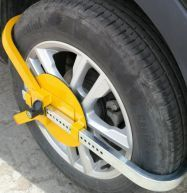 ATLI TL2004 Practical factory price steel tyre lock for car and motorcycle