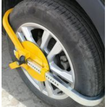 ATLI TL2004 Practical factory price steel tyre lock for car and motorcycle