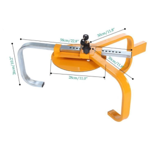 ATLI TL2004 Practical factory price steel tyre lock for car and motorcycle