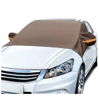 ATSG-1005 Half Car Cover Rainproof Windshield Sun Shade Windshield Frost Reflector Windshield