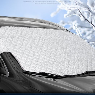 Aluminized film Car Windscreen snow Cover Ice Frost UV Protective Front Window for Most Vehicles All Weather