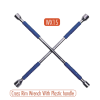 AtliFix Four Way Tyle Lug Cross Wrench length 14