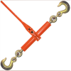 Load Binder - Slip Hooks on Both Ends - Ratchet Style - 6,600 Pound Safe Working Load