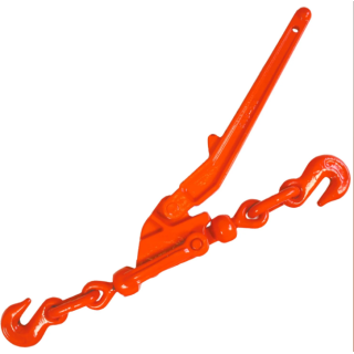 Ratchet Style Folding Handle Load Binder with 2 Grab Hooks - 18,100 Lbs. Safe Working Load (For 1/2'' Grade 80 or 5/8'' Grade 80 Chain)