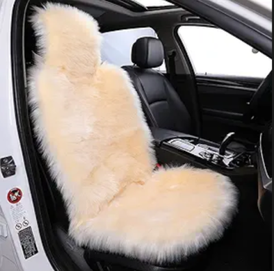 ATSC-5247  Soft Long Wool Warm Winter Protector  Seat Cushions  Fit for Most Cars