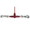 Ratchet Style Load Binder with 2 Grab Hooks - 16,000 Lbs. Safe Working Load (For 1/2'' Grade 100 or 5/8'' Grade 70 Chain) SKU: LBR13XT