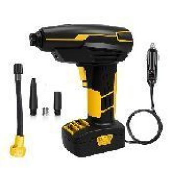 ATLI ATAC1298 DC 12V Wireless Digital Air Compressor for Car Auto Pump Portable Tire Inflator with LED Light