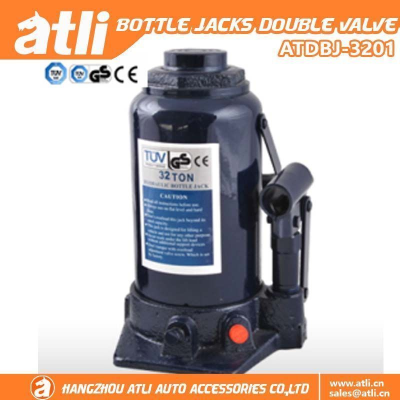 AtliFix ATDBJ-3201 Portable Car Lifting Two Stage Hydraulic Bottle Jack Single Two Valve Car Jacks Manual Jack with safety valve
