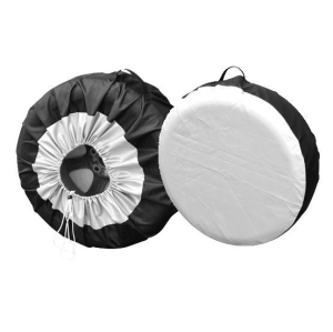 Silver Coated Waterproof Cover Storage Bag  Sports Style Car Spare Tire Cover