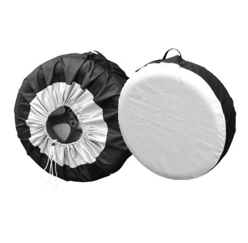 Silver Coated Waterproof Cover Storage Bag  Sports Style Car Spare Tire Cover