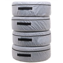 Waterproof White Oxford Fabric Wheel Protective Tire Spare Tire Cover