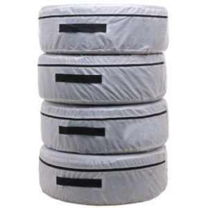 Waterproof White Oxford Fabric Wheel Protective Tire Spare Tire Cover