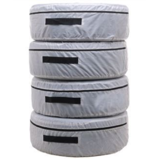 Waterproof White Oxford Fabric Wheel Protective Tire Spare Tire Cover
