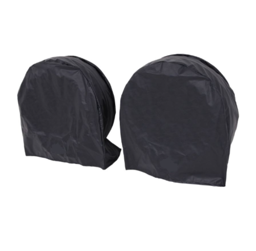Wheel Covers Waterproof Soft Black Tire Protectors Tire Covers Customized Size RV Tire Cover