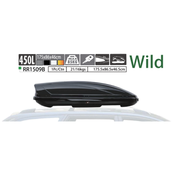 RR1509B WILD 450L Car Top Cargo Carrier Vehicle Roof Mount Luggage Box