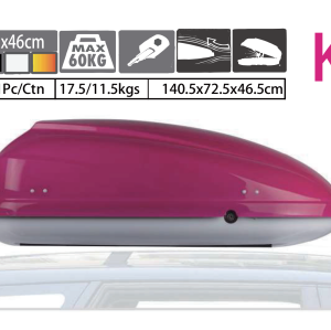 RR1511 KITTY 370L Rooftop Cargo Carrier Luggage Storage Box ABS for SUVs Cars