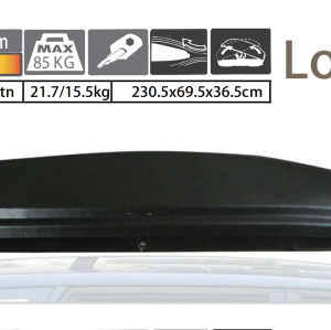 RR1580 LongMan 445L Waterproof Rooftop Cargo Box Car Top Cargo Carrier