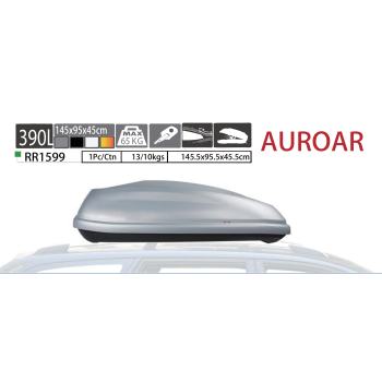 RR1599 AUROAR 390L Waterproof Travel Roof Storage Cargo Carrier Luggage Rack