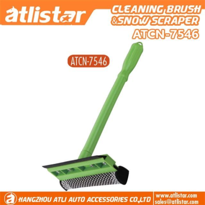 ATLI ATCN-7546 Window Squeegee for Car Windows, 2-in-1 Window Cleaner for Car Windshield, Gas Station, Shower, and Glass  Auto Squeegee