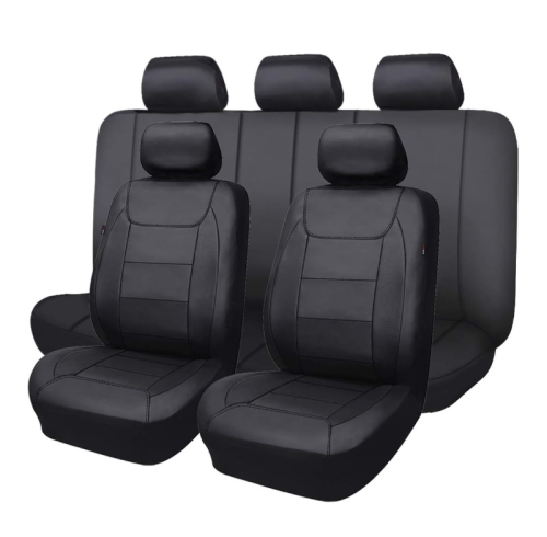 ATSC-4075 Universal Car Seat Covers Leather Full Set Waterproof Leather Car Seat Cover