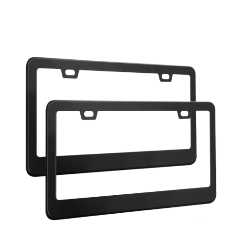 ATLF-001 2 Pack License Plate Frames Stainless Steel Car Accessories Car License Plate Frame