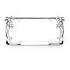 ATLF-010 Chrome Cute License Plate Frames for Women Car License Plate Frame