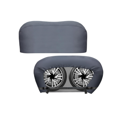 RV Tire Covers Dual Axle Tire Cover 2 Pack Fits Suitable for RV Grey