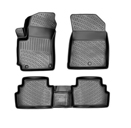 ATCM-1017 All Weather Kia Soul 2020-2025 Floor Mats 3D Custom Car Mat