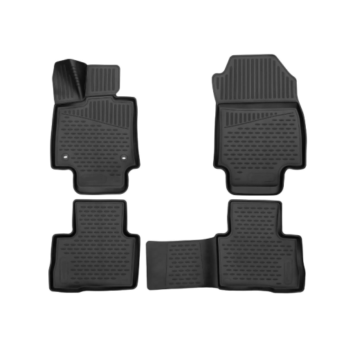 ATCM-1019 Fits 2019-2024 Toyota All-Weather Full Set Liners Black  3D Custom Car Mat