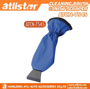 ATLI ATCN-7545 Ice Scraper with Glove - Car Windshield Scraper for Ice and Snow Mitt - Quickly Scrape and Remove Snow While Staying Warm