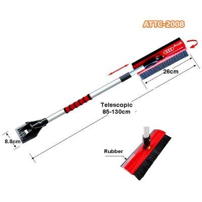 ATLI ATTC-2008 Snow Brush and Ice Scrapers for Car Windshield , 2-in-1 ice scraper & snow brush