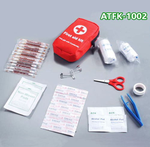 ATLI ATFK-1002 Small first aid kit, 28-piece first aid bag in case of emergency, first aid supplies in case of emergency and portable survival kit
