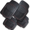 ATCM-2201 Easy Clean Universal 4 Pcs Colorful Black  Custom Rubber Car  Mats