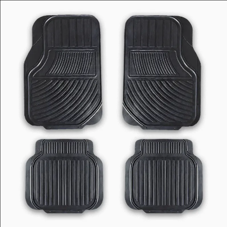 ATCM-2225 Antislip Heavy Duty Universal Fit Full Set Rubber Car Mats