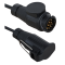 3M 13 Pin Trailer Extension Coiled Cable 13 Core Male & Female Connector Plug Wiring Harness Adaptor