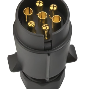 7 Pin Trailer Plug Socket,12V 7 Pole Male and Female Connector with Rubber Gasket for Caravan,Trailer,Truck,RV,Trailer Accessories Adapter