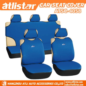 ATSC-4058  Full Set Universal Water Resistant Comfort Automotive 5 Seat Velet Seat Covers