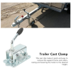 Jack Clamp Trailer Pipe Clamp Trailer Jack Wheel Clamp Jack Wheel Split Clamp Jockey Wheel Split Clamp Prop Stand Support Mount for 48mm/1.89in Pipe Diameter for Trailer RV