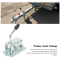 Jack Clamp Trailer Pipe Clamp Trailer Jack Wheel Clamp Jack Wheel Split Clamp Jockey Wheel Split Clamp Prop Stand Support Mount for 48mm/1.89in Pipe Diameter for Trailer RV