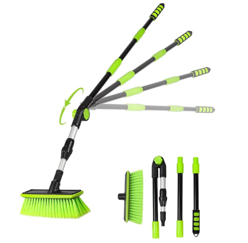 ATLI ATCN-7521 Car Wash Brush with Long Handle New Process Not Easy to Produce Floating Hair Suitable for Snow Sweeping SUV MPV Truck Rv Caravan