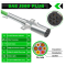 7 Way Coiled Trailer Cord 12 FT Green ABS Electrical Power Coil Heavy Duty Cable Power Wire for Semi Trucks Trailer Tractors