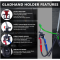 Semi Truck Air Lines Kit 12 FT 3 in 1 ABS Electric Power Line Air Hoses with Gladhands, Handles, Holder and Tender Spring Kit for Semi Truck Trailer Tractor