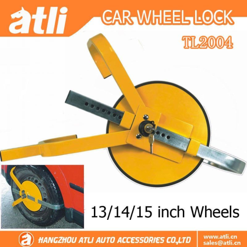 ATLI TL2004 Wheel Lock Clamp Adjustable Tire Boot Lock Anti-Theft Lock Clamp Boot Tire Claw for Parking Car Truck RV Boat Trailer